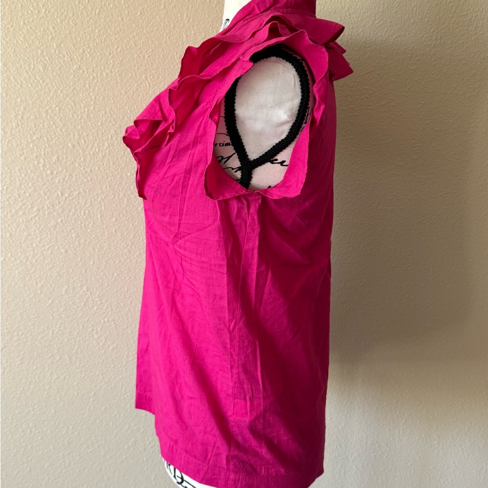 Women's Pink Ruffle Top - Picture 4 of 6
